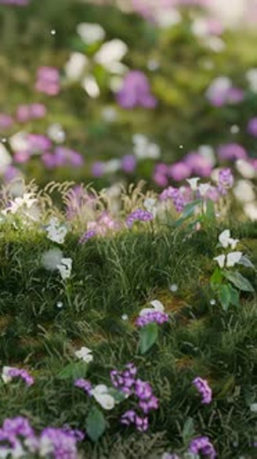 Wavy Grass 3d Loop Animation