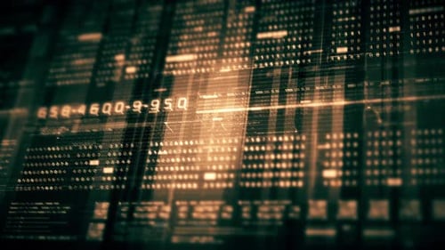 Immersive Datenmatrix-Anzeige, dynamische Informationsnetzsimulation 10