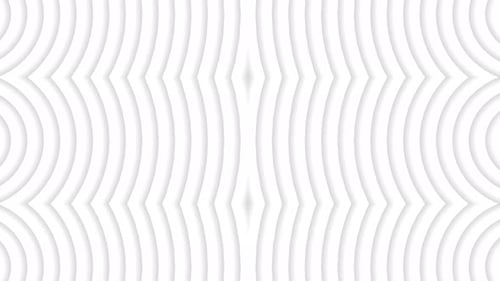 Minimalist White Geometric Lines Abstract Flowing Background Loop