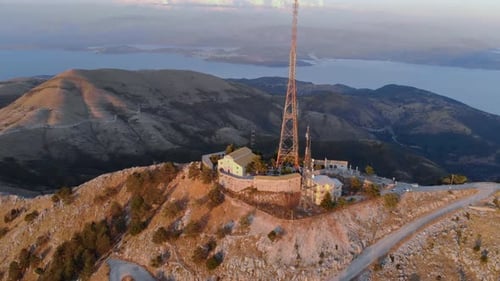 Comunication Antenna on Mountain