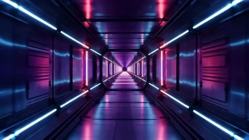 Club Visuals Futuristischer Bass-Loop
