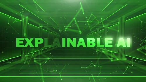 Futuristic Digital Tunnel with Glowing Lines and Plexus Revealing Text