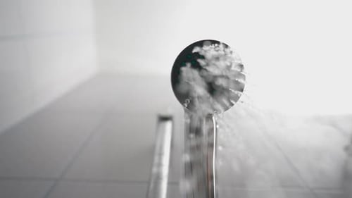 Flow of Water From the Shower