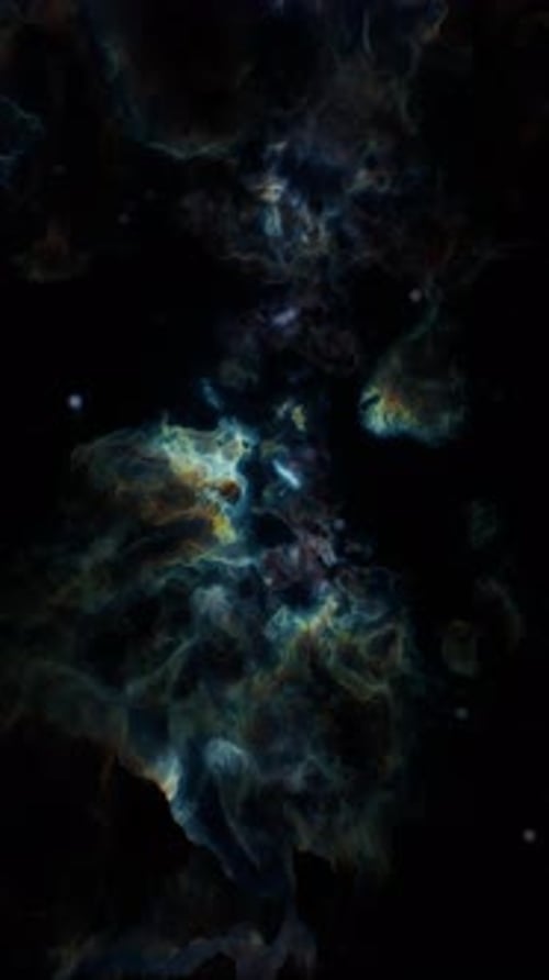 Colorful Abstract Art on a Black Background