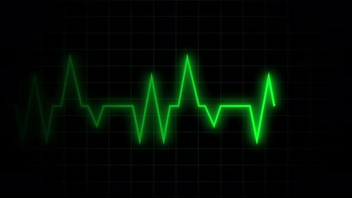 Emergency Room Medical EKG Heart Monitor