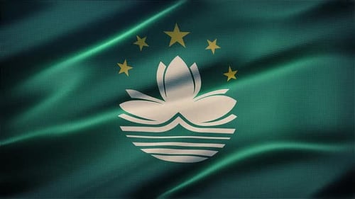 Macau Flag Background