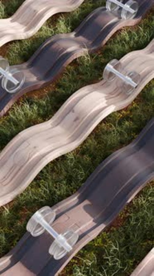 Slide Balls Loop 3D-Animation