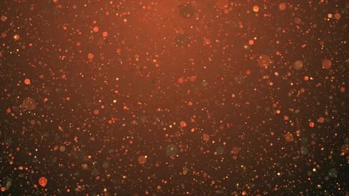 Abstract Warm Particle Dust Background Loop
