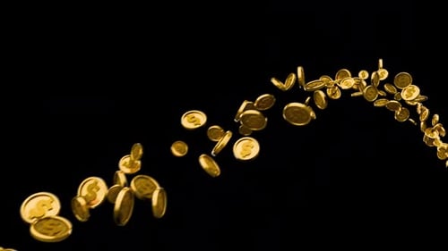 Goldmünze Rain 7