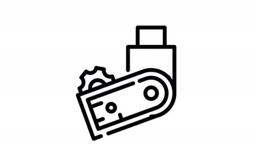Flashdisk-Symbol für Animationseinstellungen