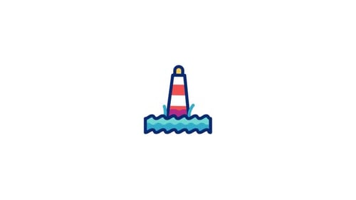 Lighthouse Animated Icon