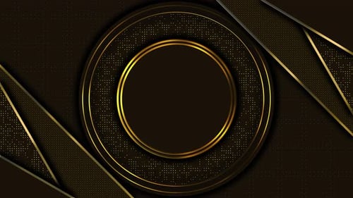 Luxury Circles and Dots Loop Background