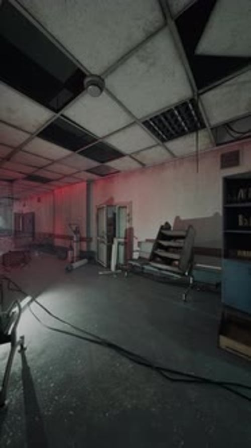 Forgotten Corridors of an Abandoned Old Hospital Reveal Haunting Remnants