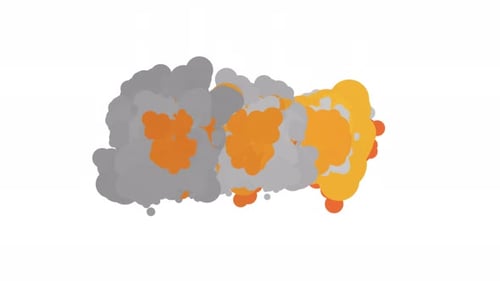 Animated Cartoon Explosion Effects Pack