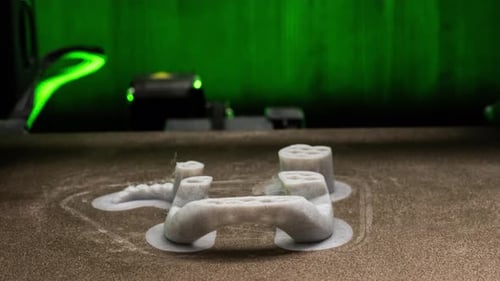 Zeitraffer des 3D-Druckprozesses