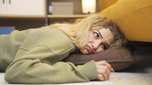 Feeling alone and helpless.