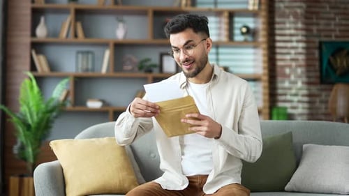 Man Receives Exciting News in the Mail