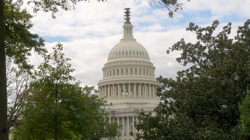 United States Capitol dome in Capitol Hill in Washington, D.C.