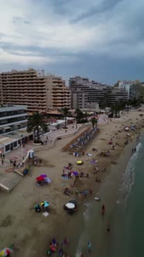 Aerial view of Calpe-Comunidad Autonoma de Valencia, Spain