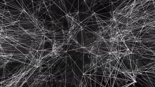 Dynamic Abstract Plexus Network Connection Loop Background