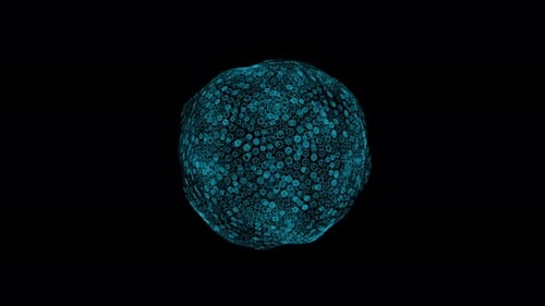 3D Liquid Fantasy Sphere | 4K