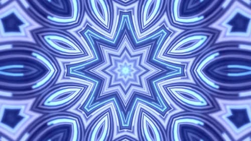 Hypnotic Neon Light Background