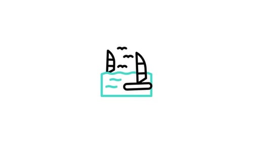 Sailing Animated Icon