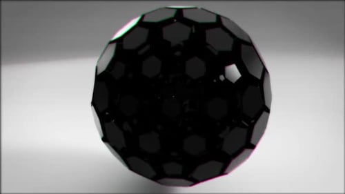 Black Tech Sphere Background