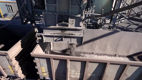Manganese ore rail loader