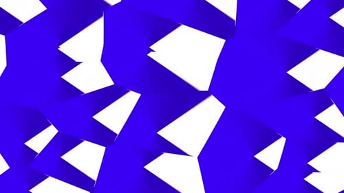 Abstract 3d blue white geometric background