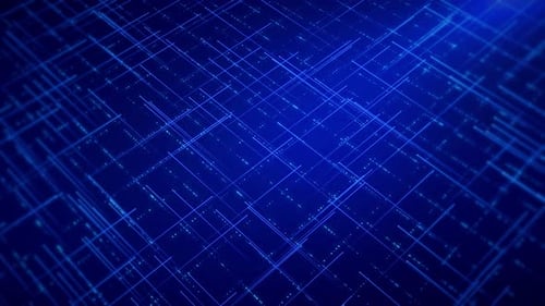 Abstract Cyber Science Data Flow Tech Digital Technology Futuristic Circuit Background