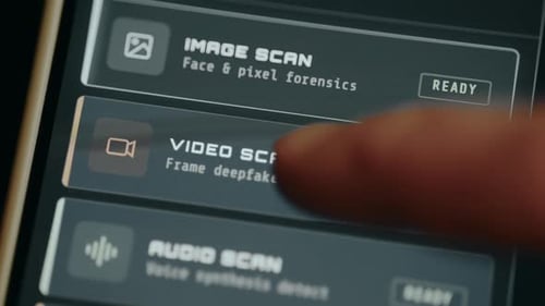 Video Scan Using AI Deepfake Detection Technology