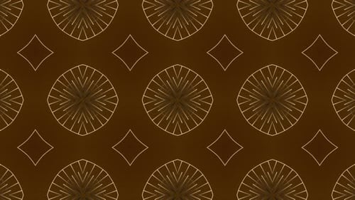 Repeating Golden Geometric Line Pattern Loop Background Animation