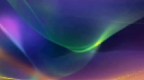 Filmmusik Bewegungshintergrund im Aurora-Stil mit fließendem Licht