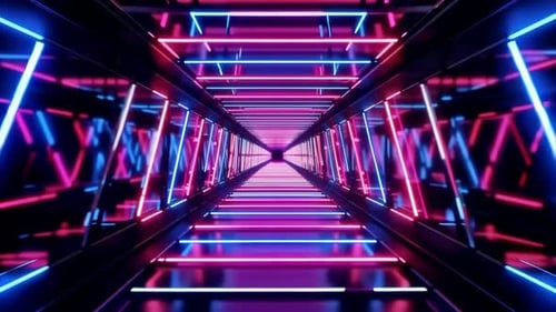 Sci-Fi Command Center Tunnel