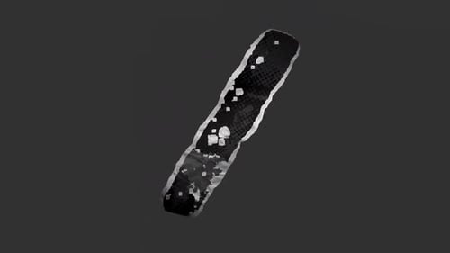 Peel On Printed Grunge Forward Slash Sticker