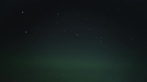 Northern Lights shining at night