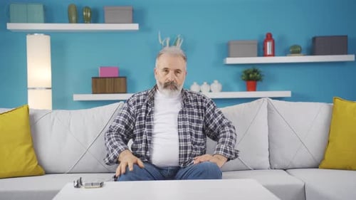 Angry man.