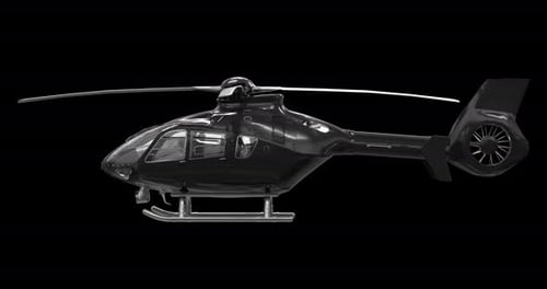 Helicopter Rotating On Alpha Loop