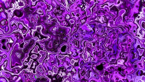 Fond liquide à texture animée. Liquide ondulé brillant torsadé à motif chocolat multicolore abstrait