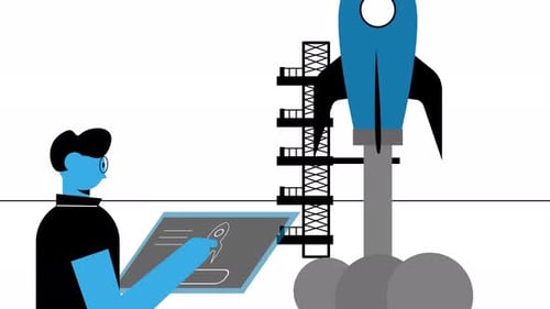 Lanzamiento de cohetes