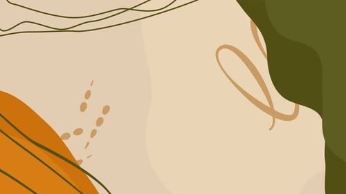 Abstract Organic Shapes Fluid Motion Background Loop