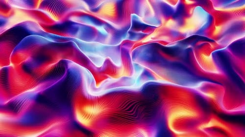 Abstract Waves Loop Background