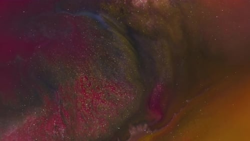 Sparkling Glittering Fluid Background Texture in Motion