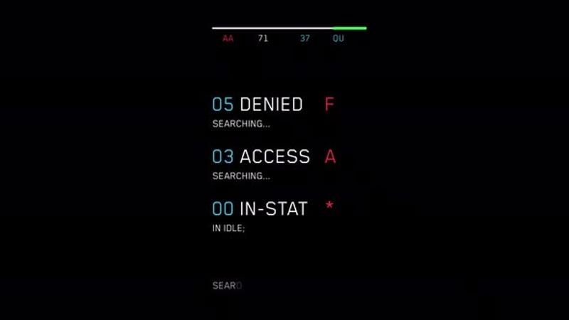 Futuristic Digital Interface with E2 and E7 Codes and Green Bar Graphs ...