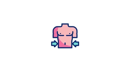 Modern Animated Medical and Fitness Icons Collection