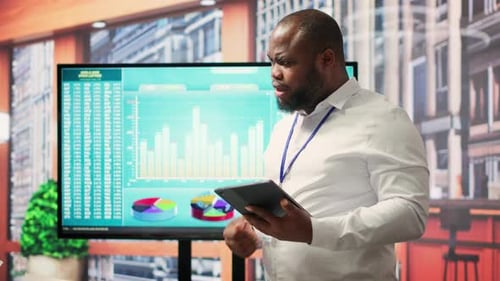 Financial Expert Explaining Retirement Plan Options Available at the Agency