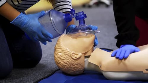 Medical Training Using a Bag Valve Mask
