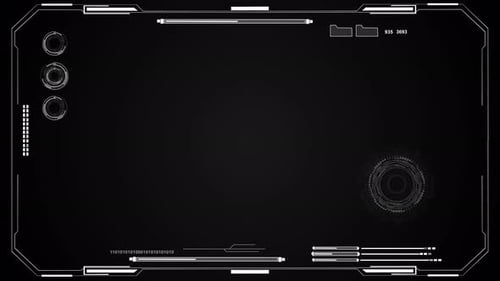 Futuristic HUD video frame Digital technology plexus lines background. Technology HUD template. Fram
