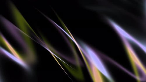 Fondo de rayas de luz abstractas oscuras con ondas degradadas de neón